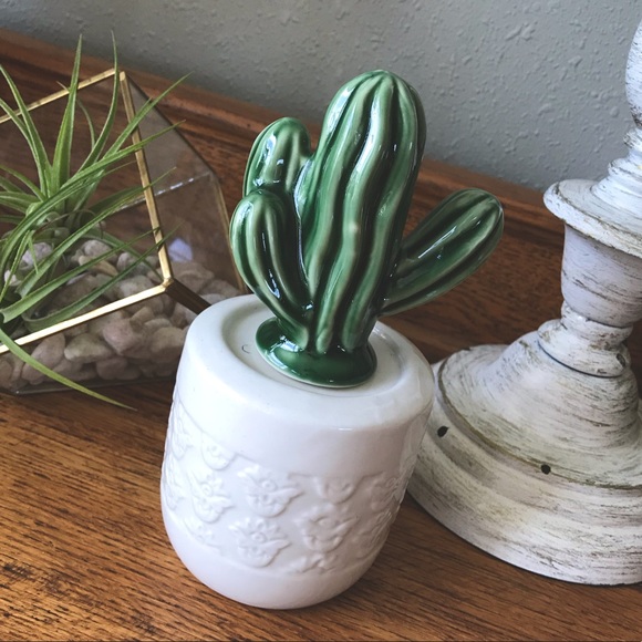 Glass Cactus Figurine